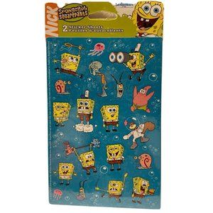 SpongeBob SquarePants Nickelodeon American Greetings 2001 Stickers 2 Sheets Fun